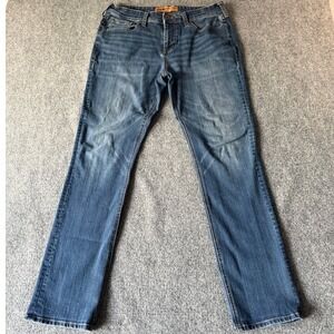 SEVEN7‎ Jeans Mens Slim Straight Fit Denim Blue Jeans Size W34 L34